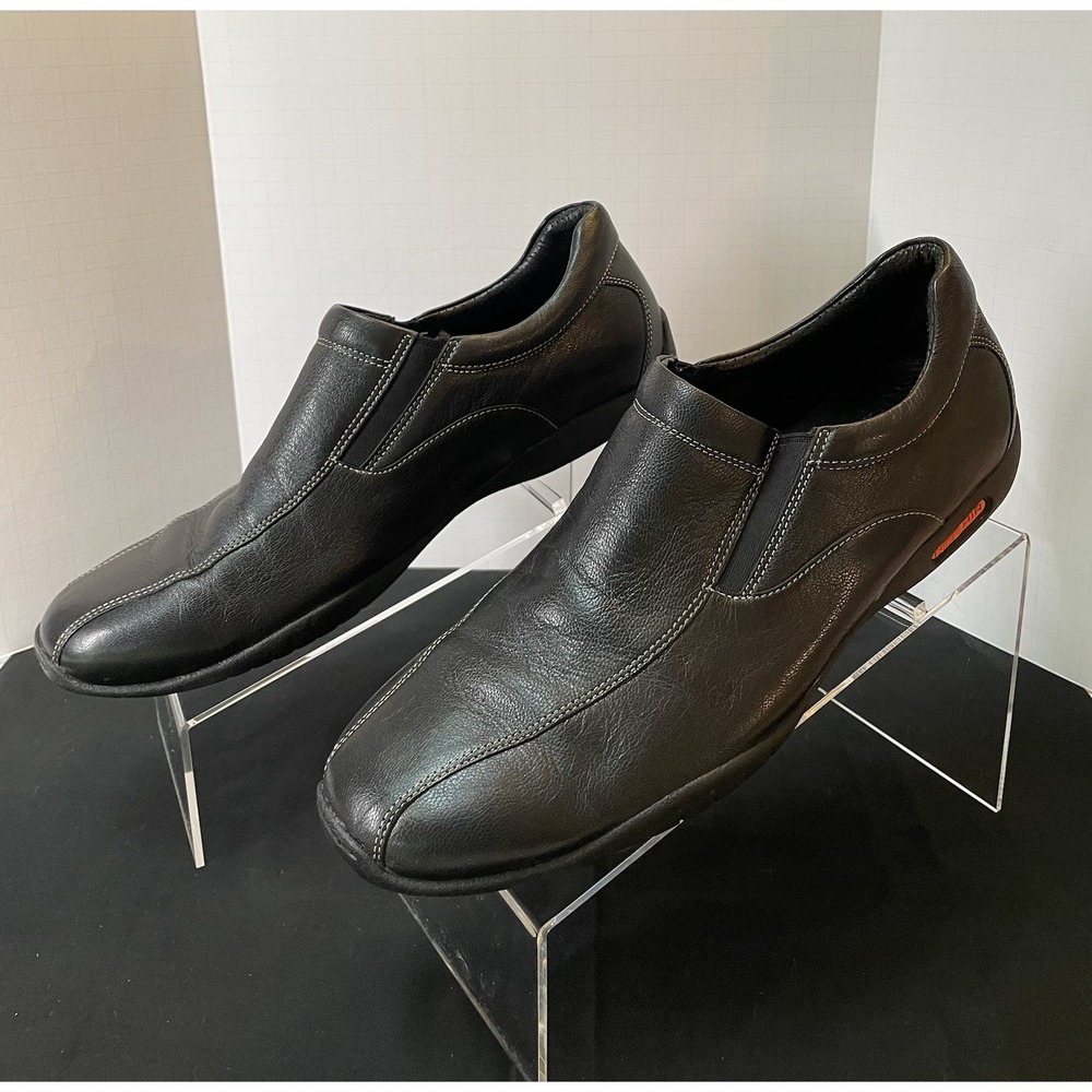 Cole Haan Country Black Leather Slip-on Loafers Shoes C09829 US 10.5M Excellent!